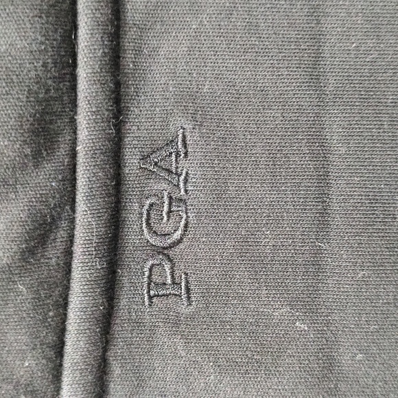PGA Authentic Men's 1/4 Zip Golf Sweatshirt Black Size Large EUC - Picture 6 of 6
